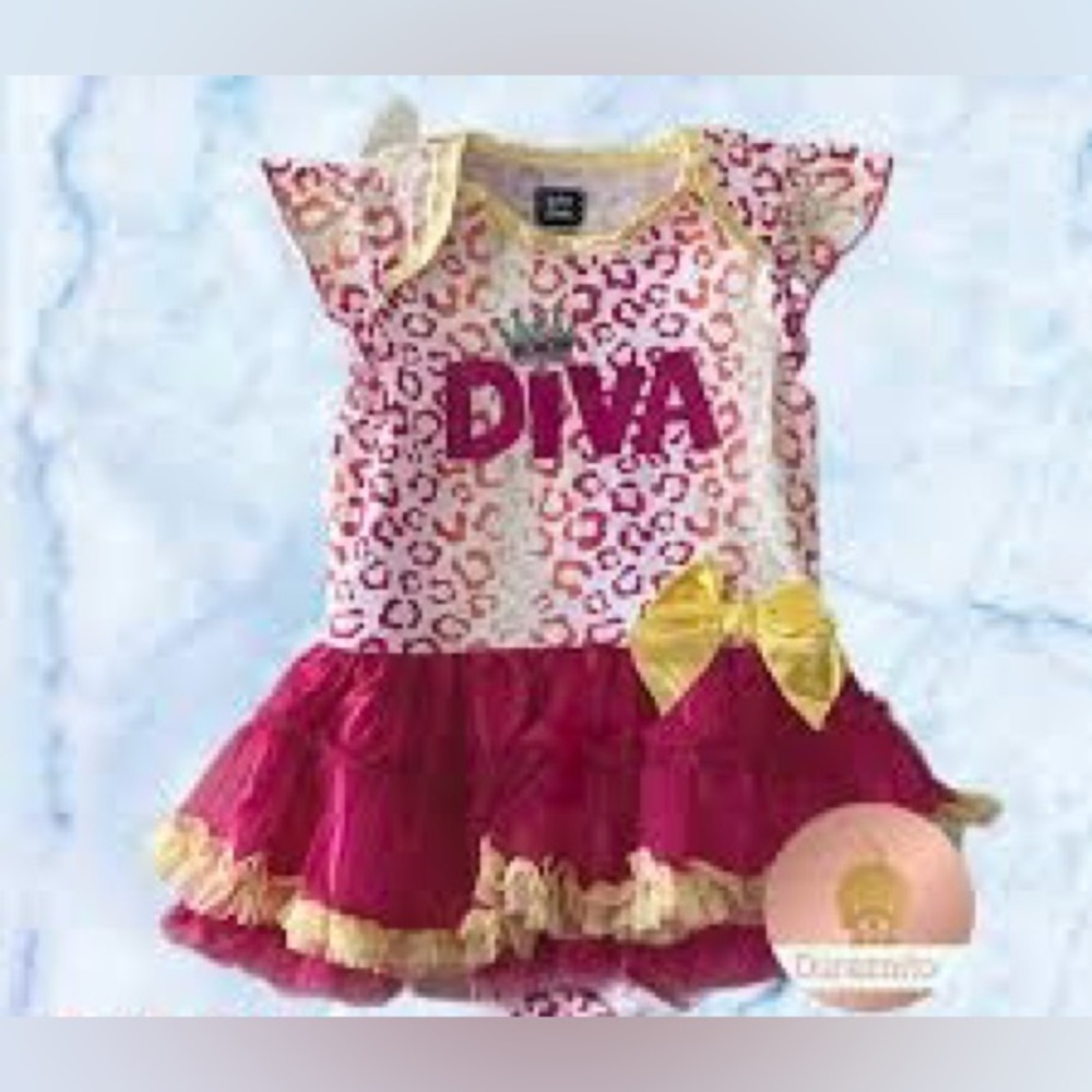 BABY GLAM cute little dress size 3-6 months NWT